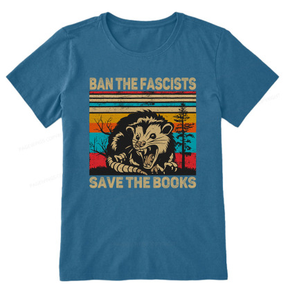 Pagewings Ban The Fascists  Save The Books Unisex Classic T-shirt