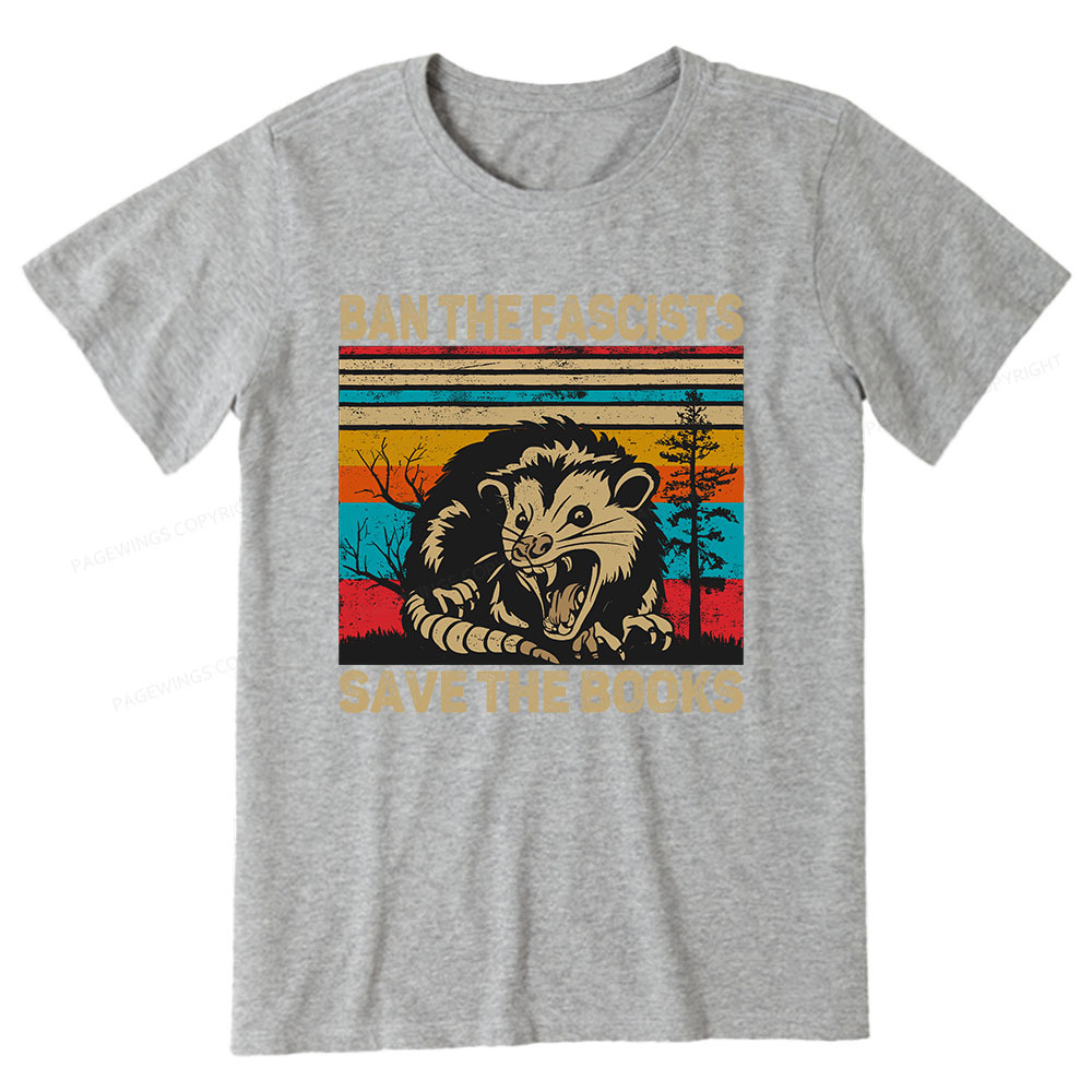 Pagewings Ban The Fascists  Save The Books Unisex Classic T-shirt