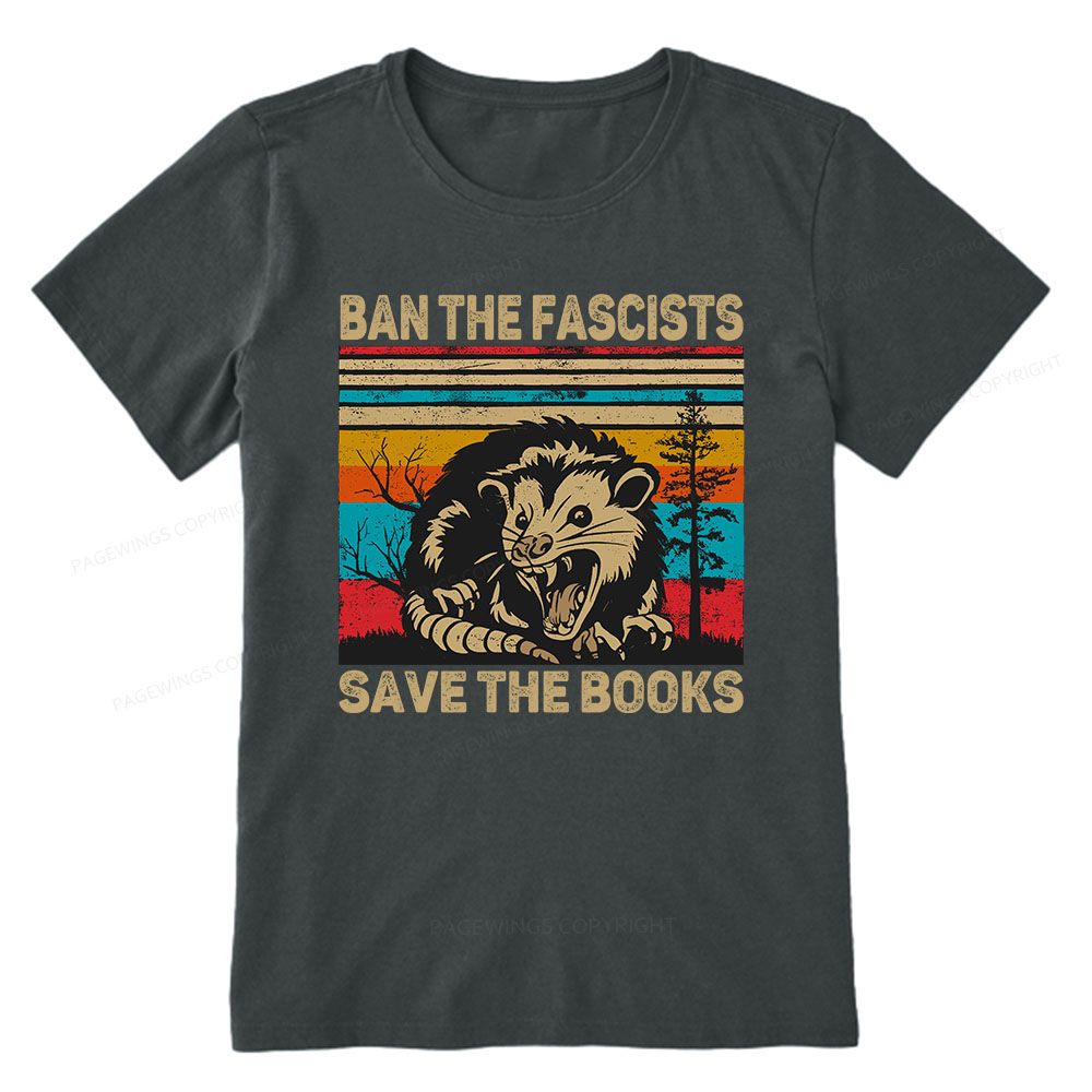 Pagewings Ban The Fascists  Save The Books Unisex Classic T-shirt