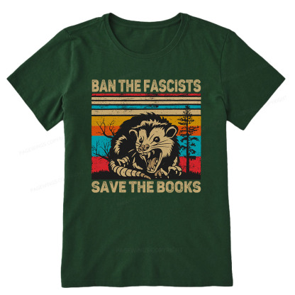 Pagewings Ban The Fascists  Save The Books Unisex Classic T-shirt