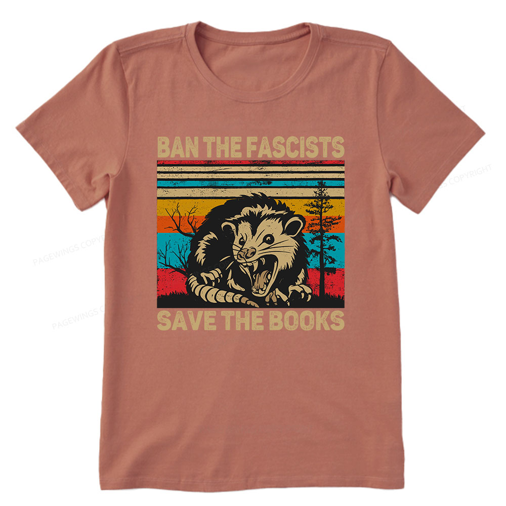 Pagewings Ban The Fascists  Save The Books Unisex Classic T-shirt