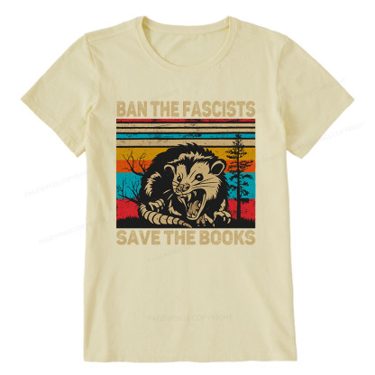 Pagewings Ban The Fascists  Save The Books Unisex Classic T-shirt