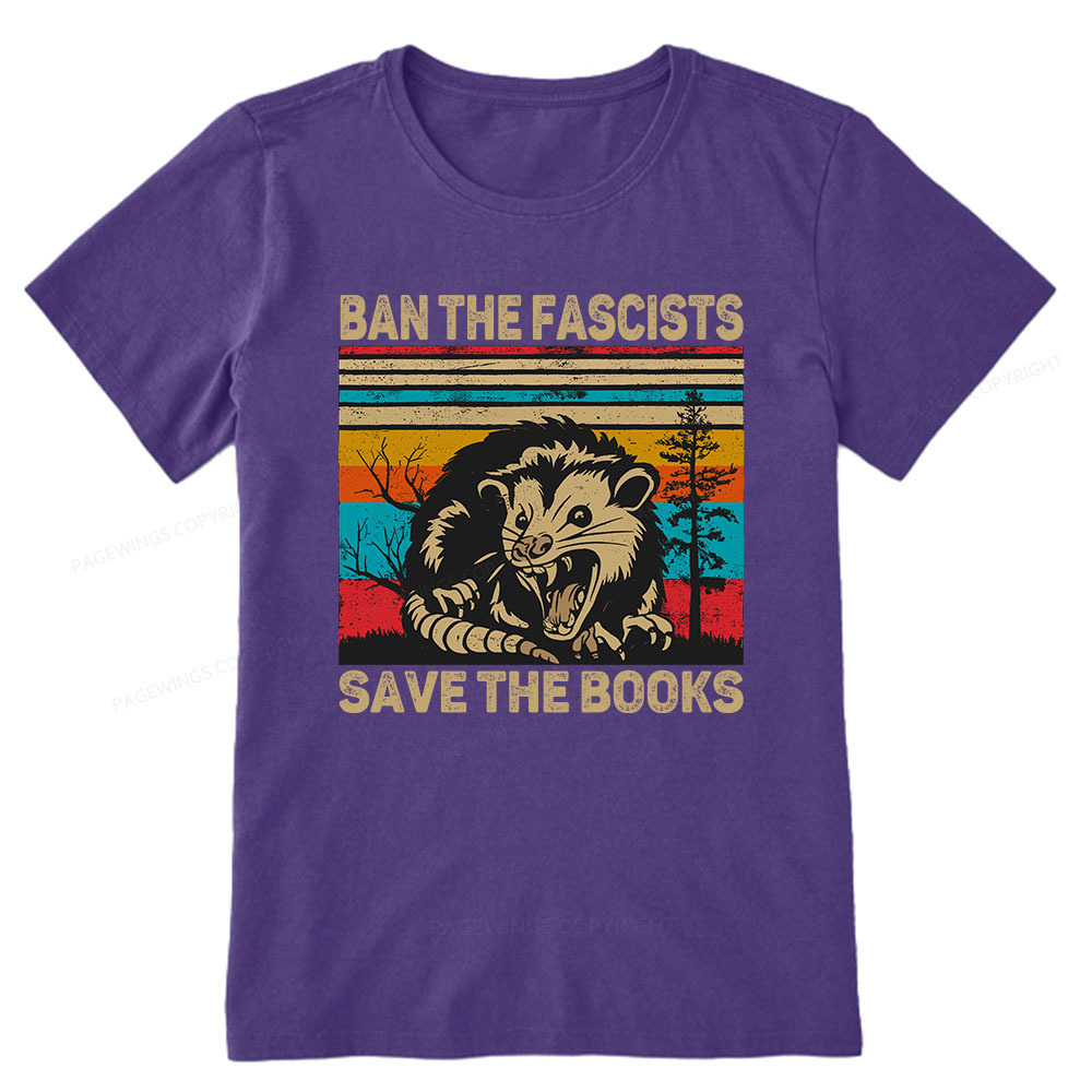 Pagewings Ban The Fascists  Save The Books Unisex Classic T-shirt