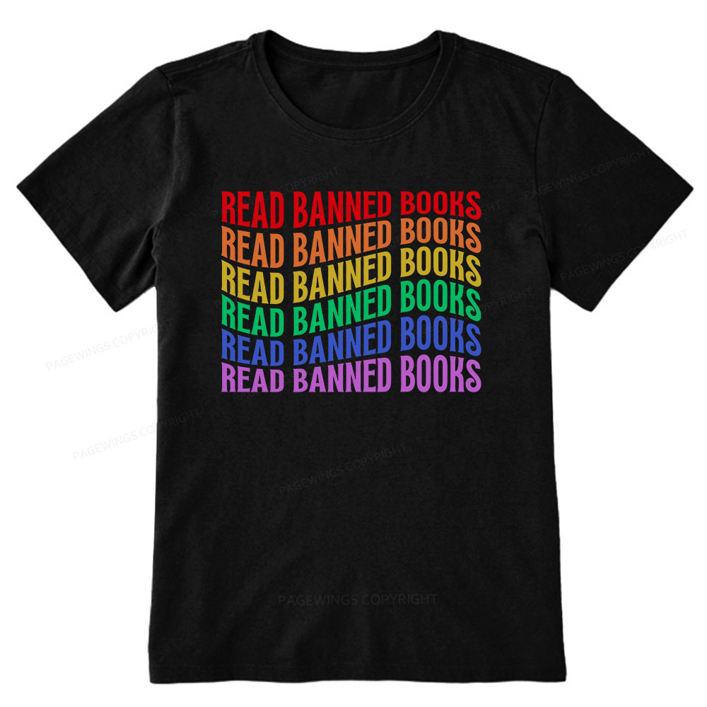 Pagewings Read Banned Books Unisex Classic T-shirt