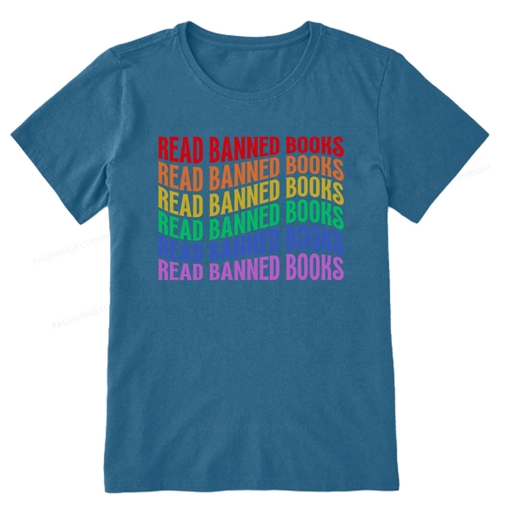 Pagewings Read Banned Books Unisex Classic T-shirt