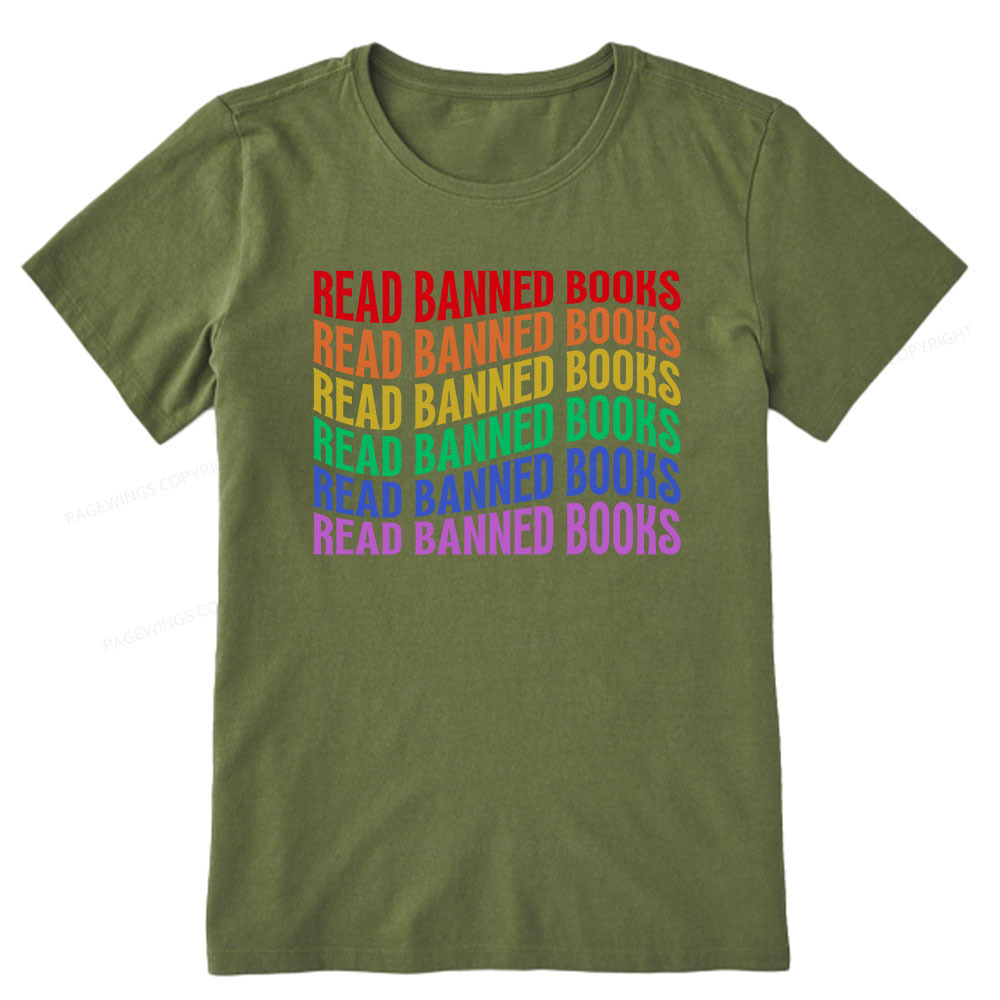 Pagewings Read Banned Books Unisex Classic T-shirt