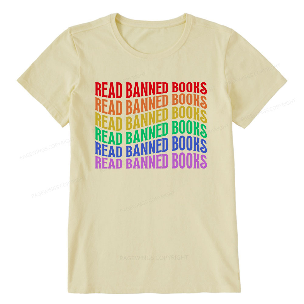 Pagewings Read Banned Books Unisex Classic T-shirt