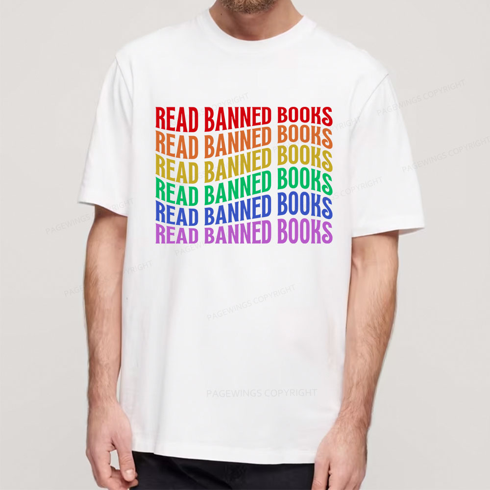 Pagewings Read Banned Books Unisex Classic T-shirt