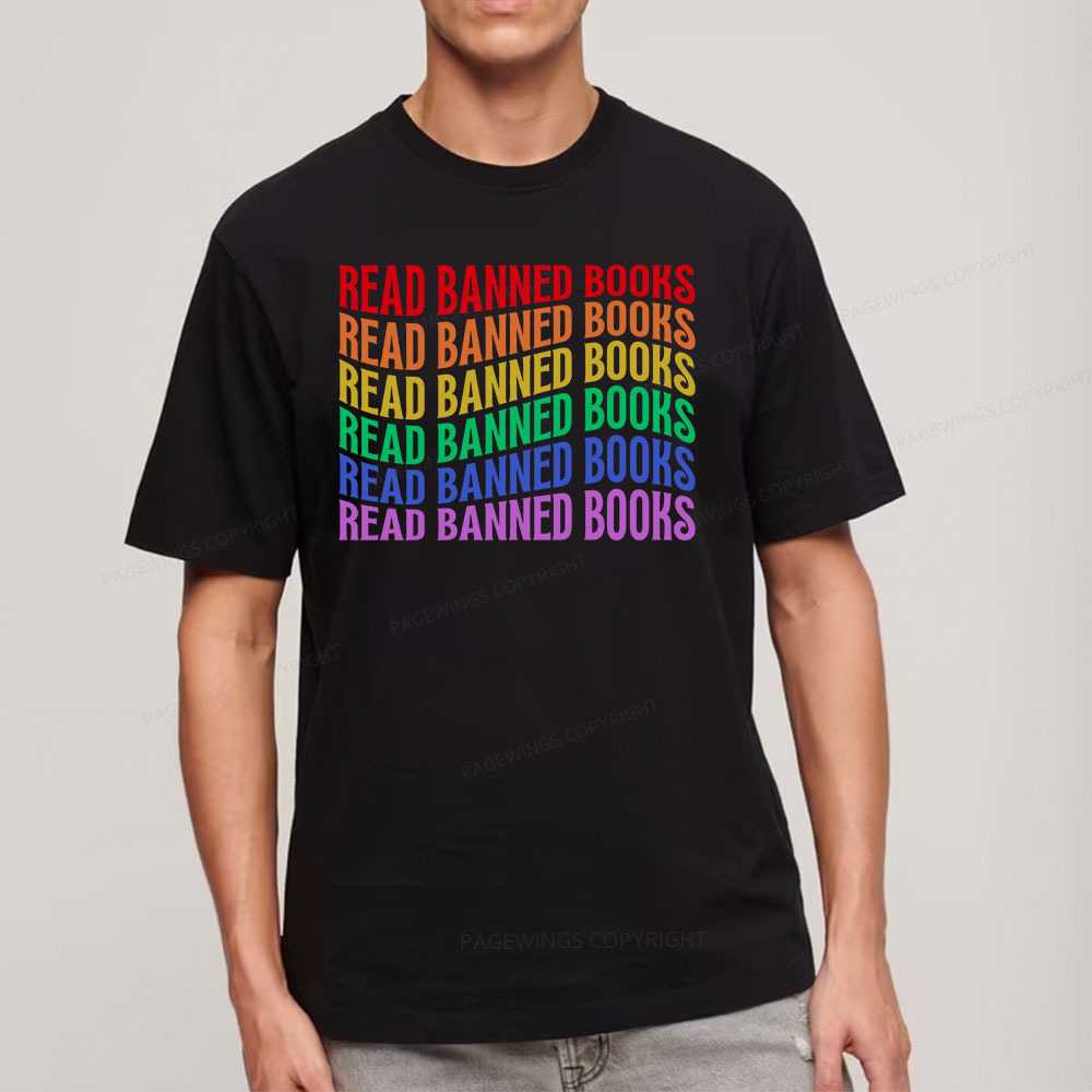 Pagewings Read Banned Books Unisex Classic T-shirt