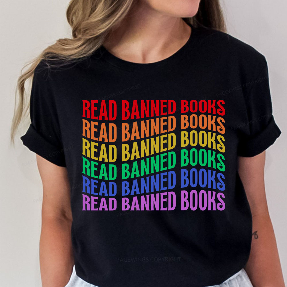 Pagewings Read Banned Books Unisex Classic T-shirt