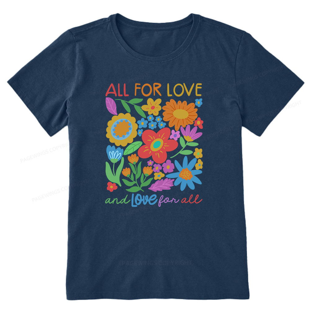 Pagewings All For Love Unisex Classic T-shirt