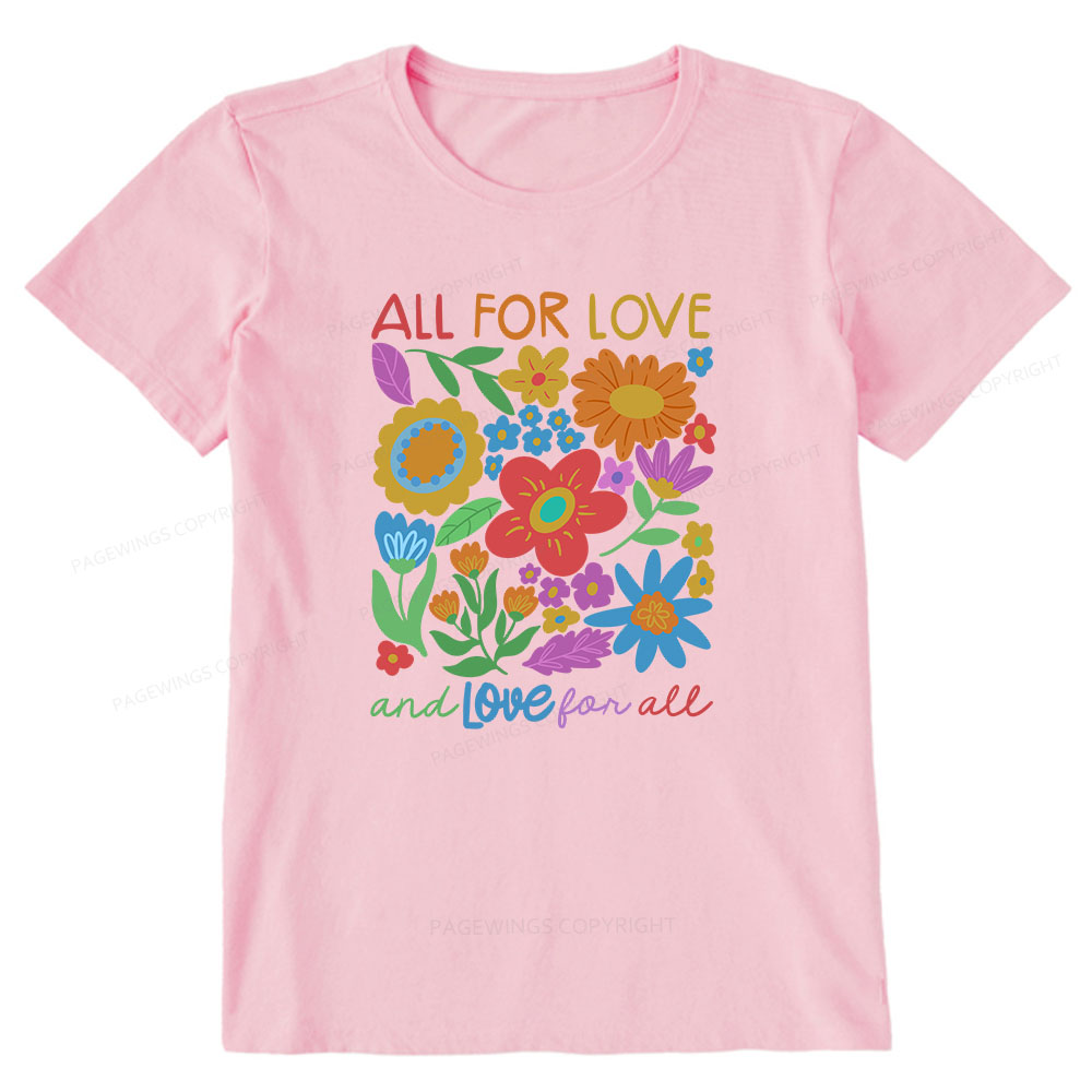 Pagewings All For Love Unisex Classic T-shirt
