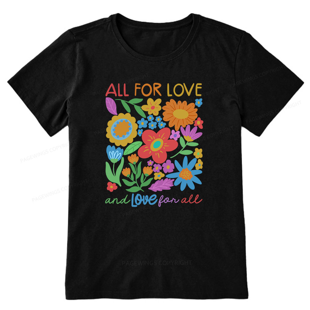 Pagewings All For Love Unisex Classic T-shirt