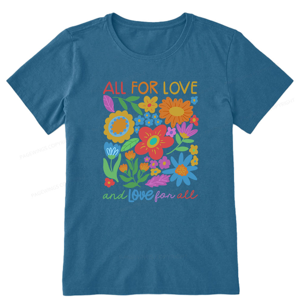 Pagewings All For Love Unisex Classic T-shirt