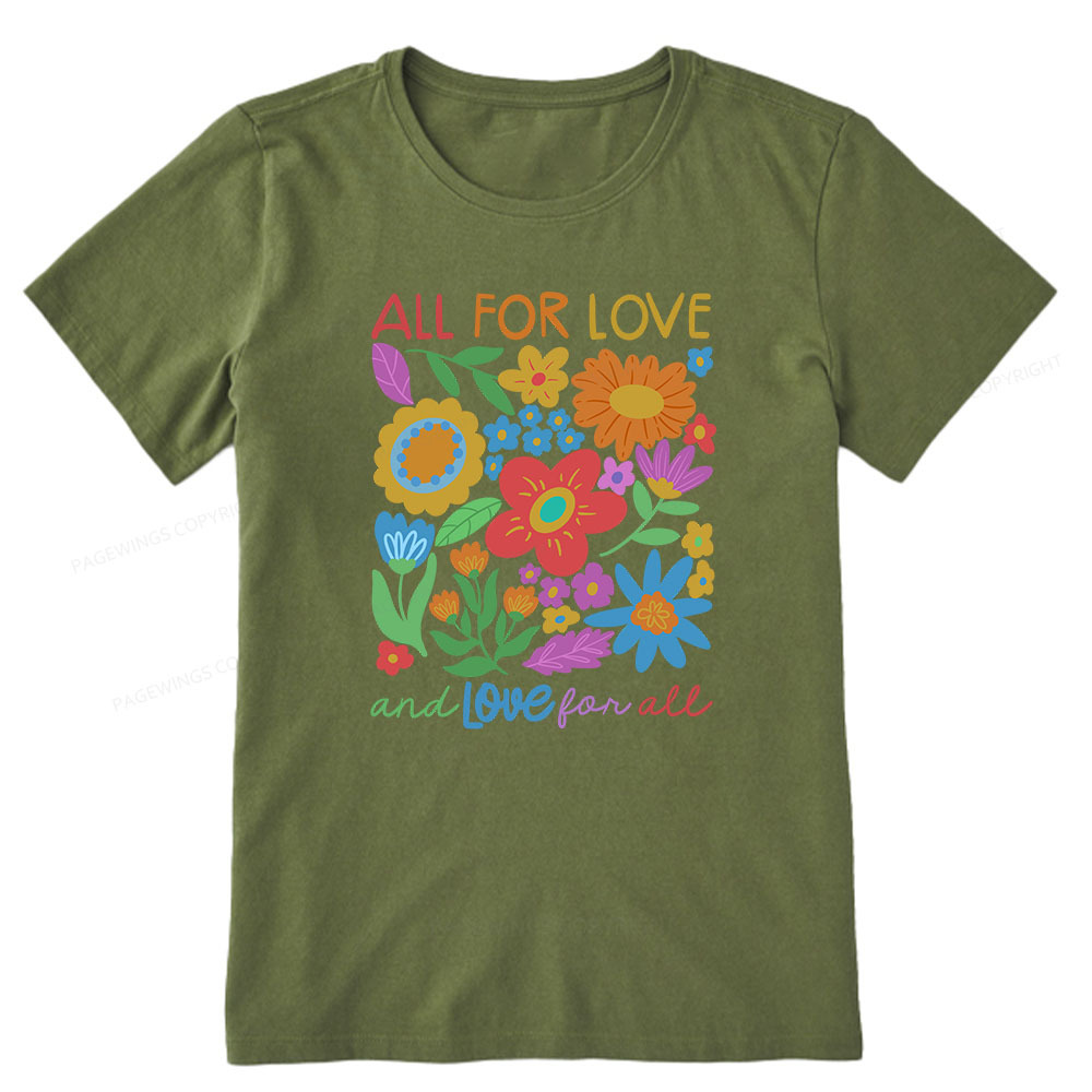 Pagewings All For Love Unisex Classic T-shirt