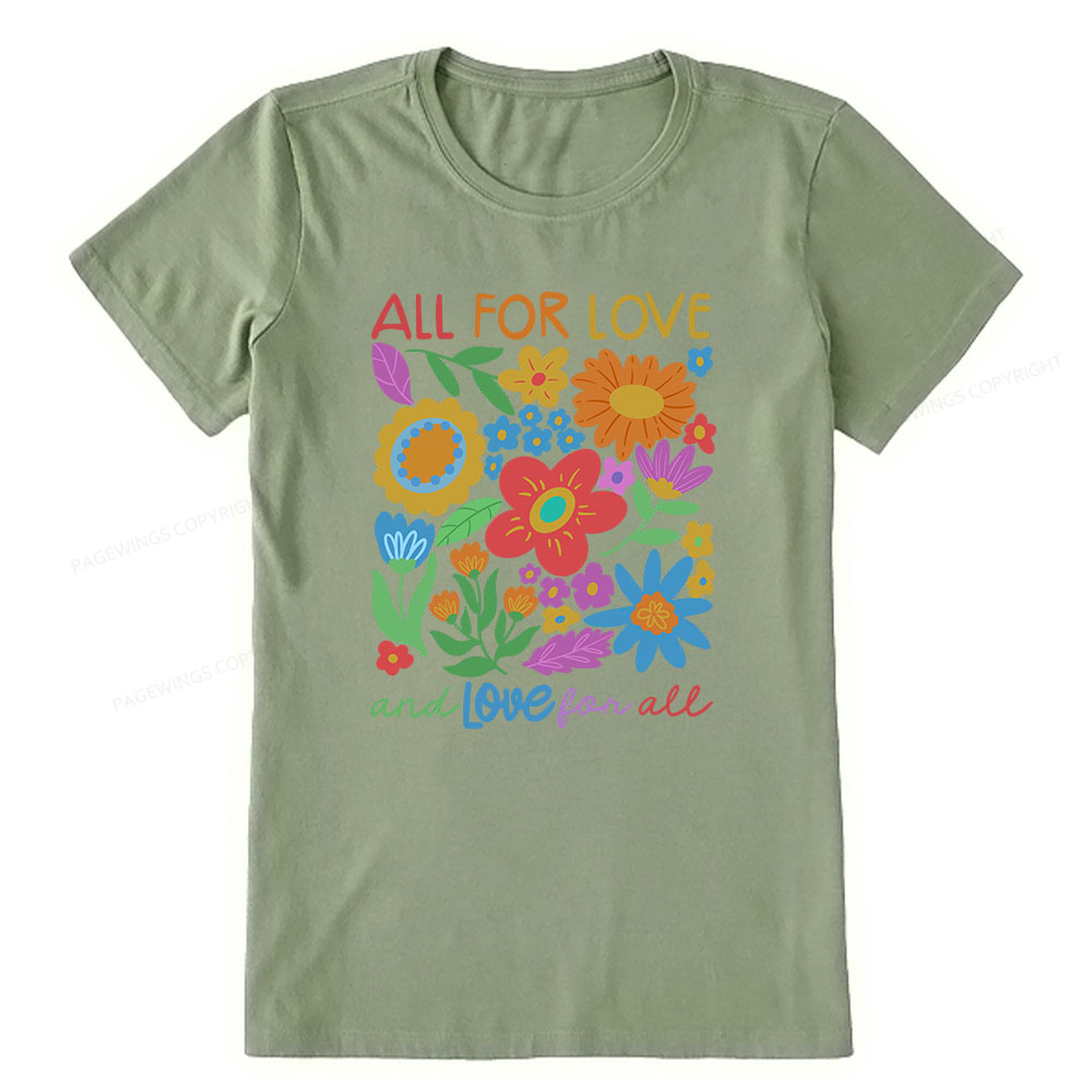 Pagewings All For Love Unisex Classic T-shirt
