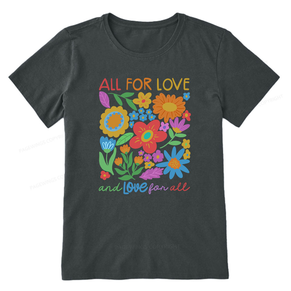 Pagewings All For Love Unisex Classic T-shirt