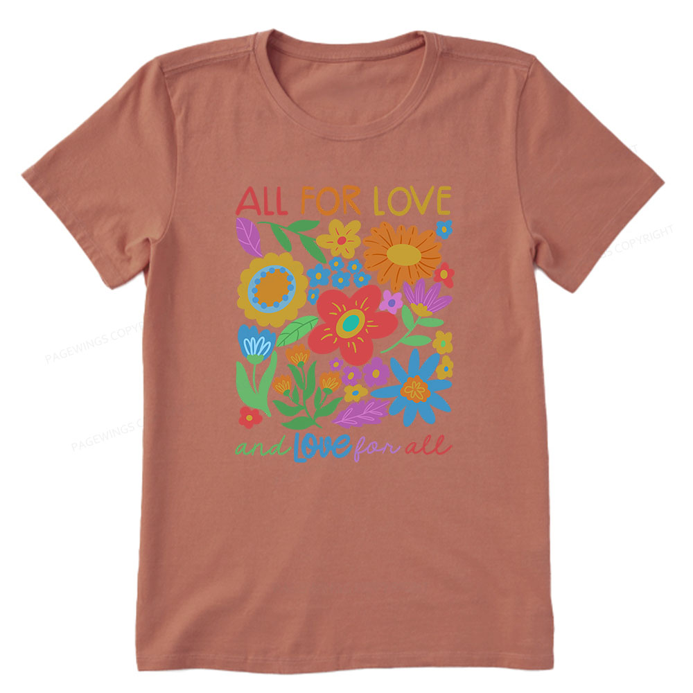 Pagewings All For Love Unisex Classic T-shirt