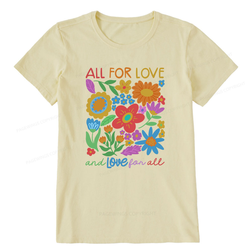 Pagewings All For Love Unisex Classic T-shirt
