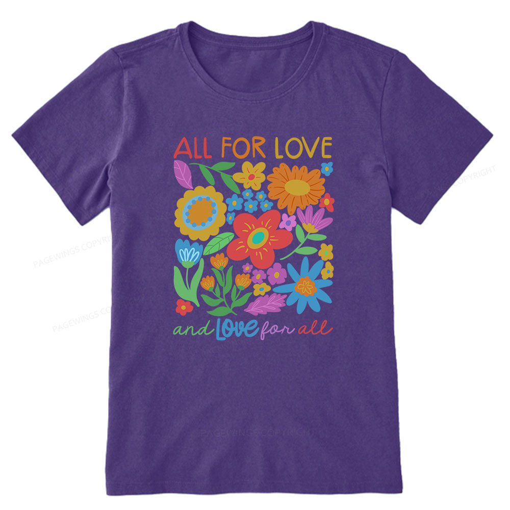 Pagewings All For Love Unisex Classic T-shirt