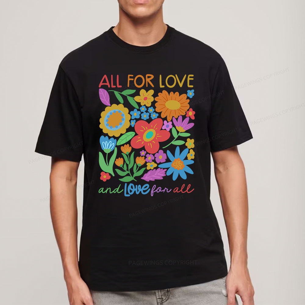 Pagewings All For Love Unisex Classic T-shirt