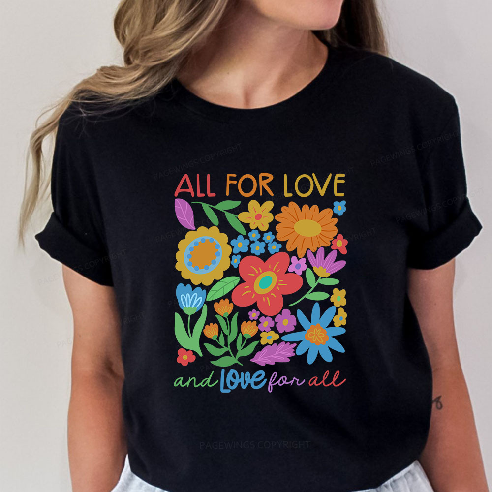 Pagewings All For Love Unisex Classic T-shirt