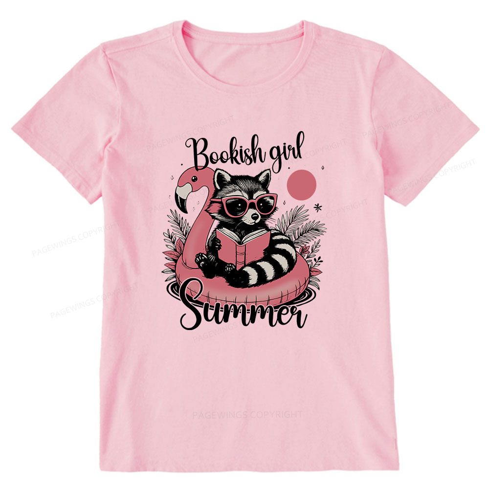Pagewings Feral Bookish Girl Summer Unisex Classic T-shirt