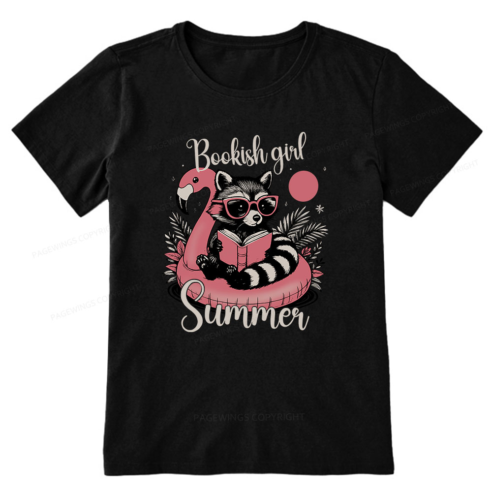 Pagewings Feral Bookish Girl Summer Unisex Classic T-shirt