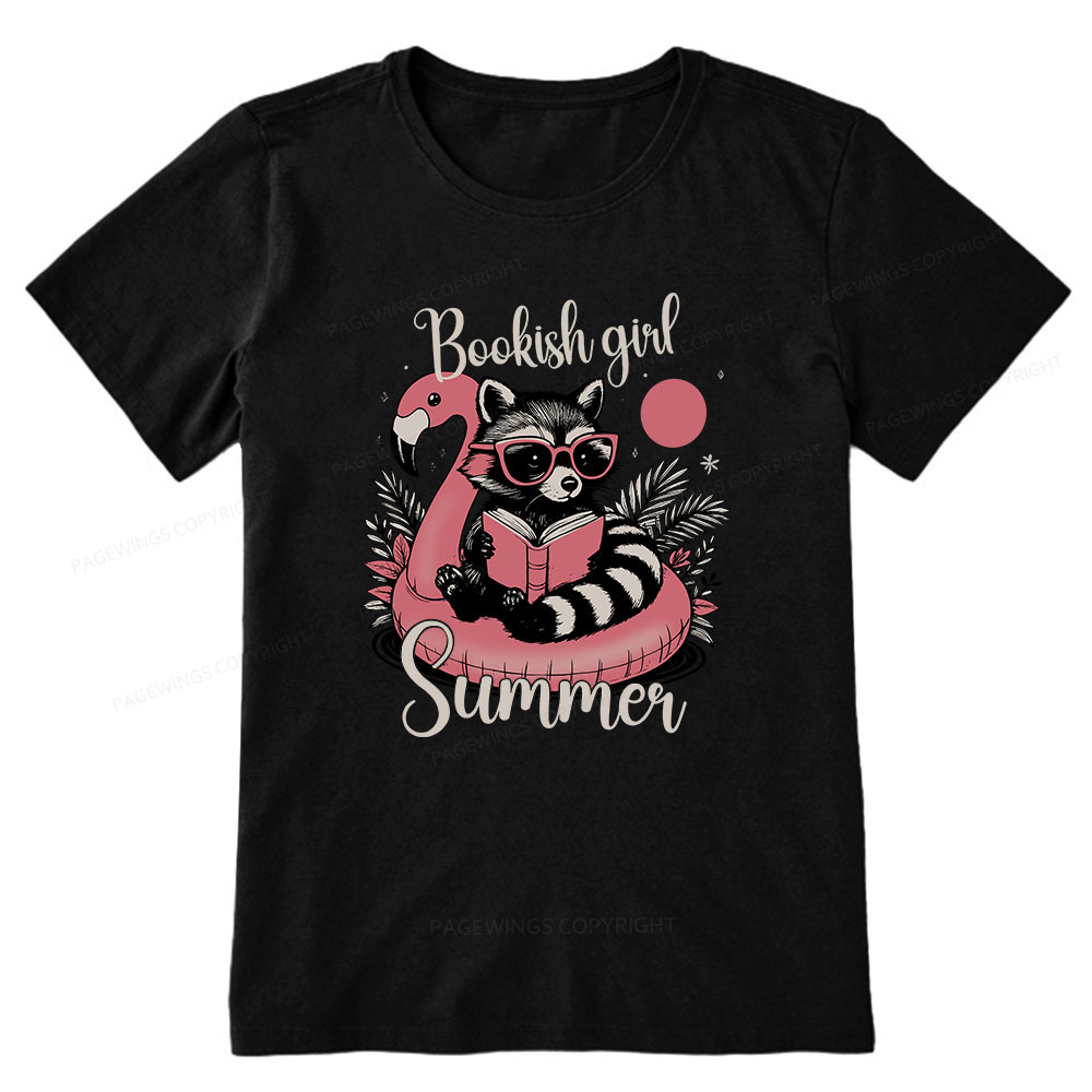 Pagewings Feral Bookish Girl Summer Unisex Classic T-shirt