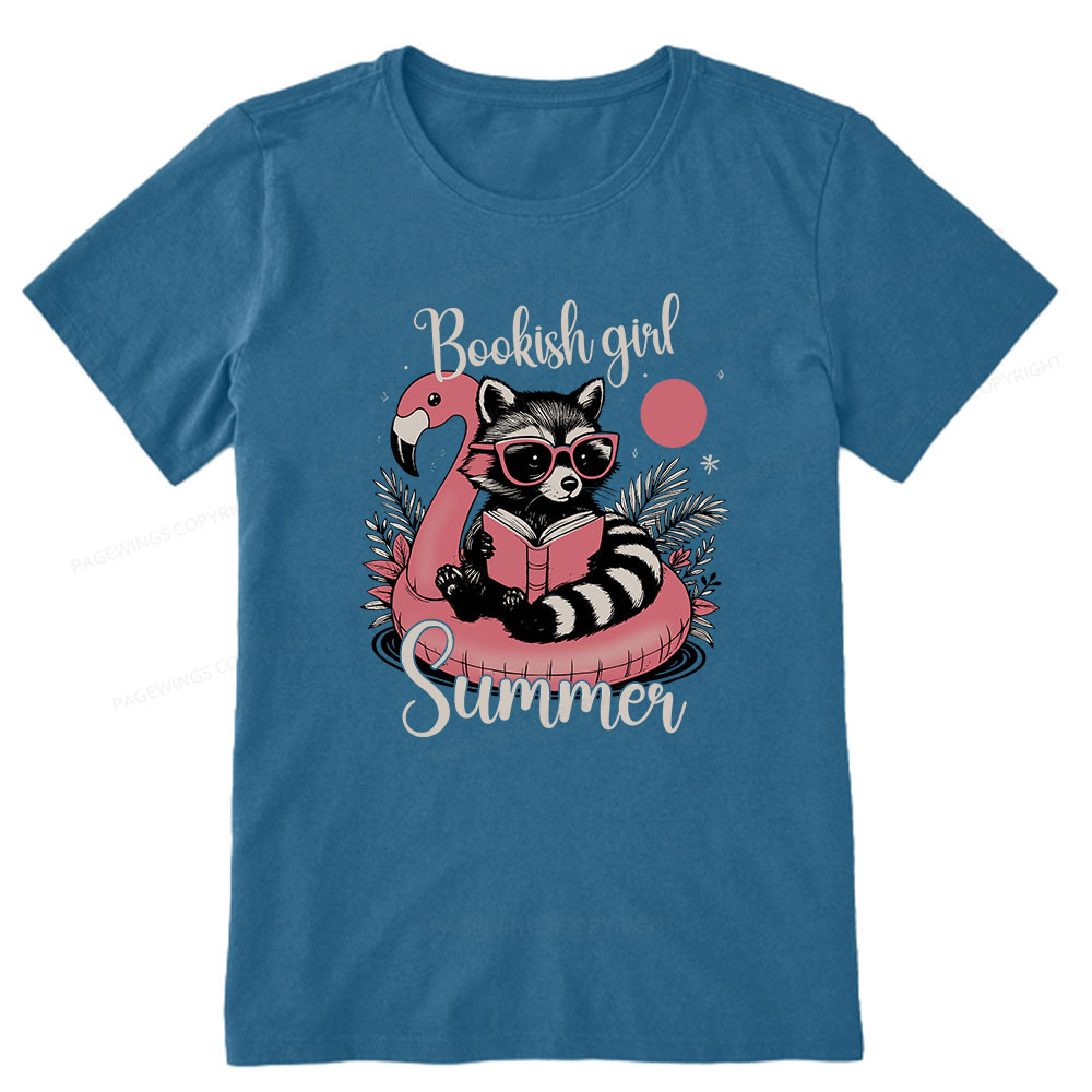 Pagewings Feral Bookish Girl Summer Unisex Classic T-shirt