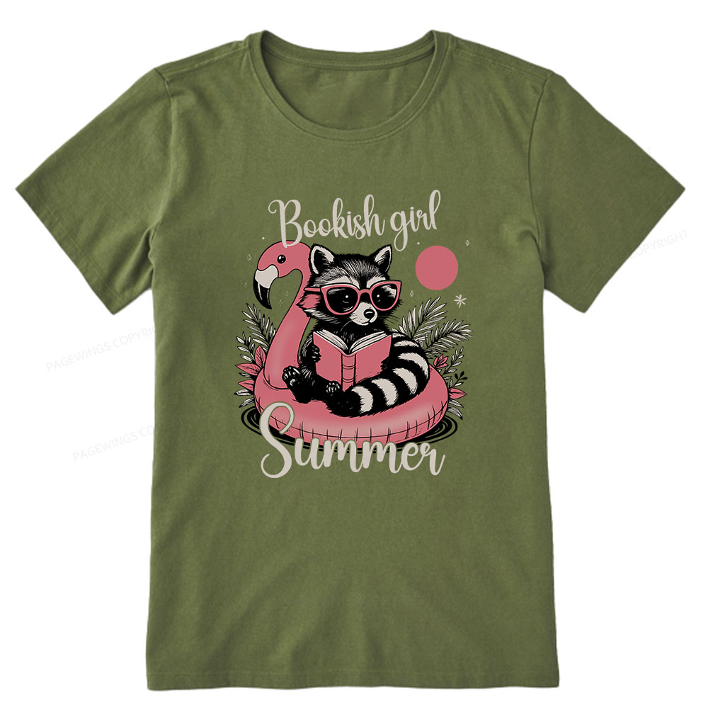 Pagewings Feral Bookish Girl Summer Unisex Classic T-shirt