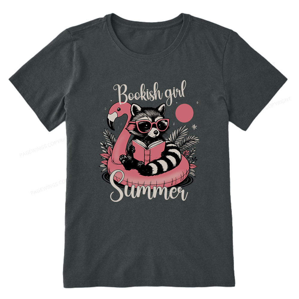 Pagewings Feral Bookish Girl Summer Unisex Classic T-shirt