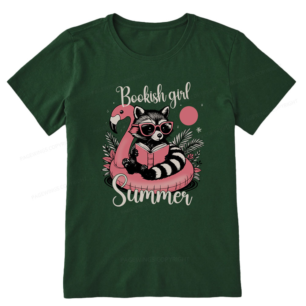 Pagewings Feral Bookish Girl Summer Unisex Classic T-shirt