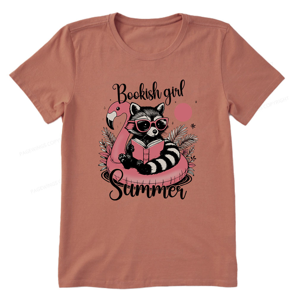 Pagewings Feral Bookish Girl Summer Unisex Classic T-shirt