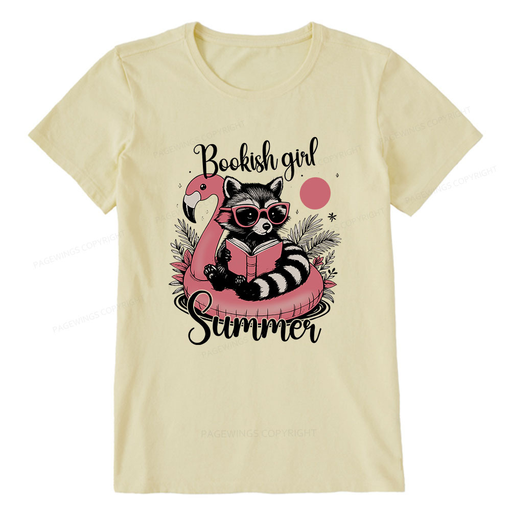 Pagewings Feral Bookish Girl Summer Unisex Classic T-shirt