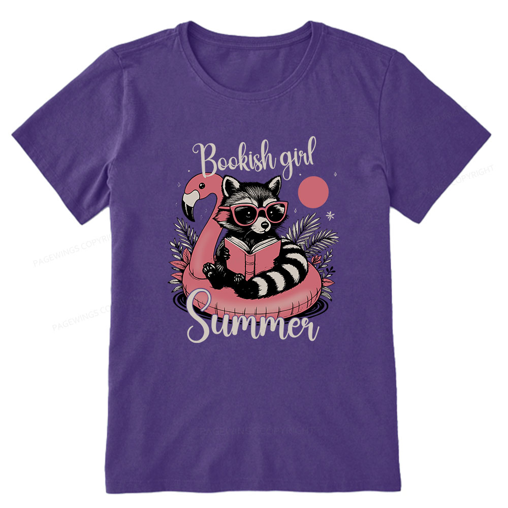 Pagewings Feral Bookish Girl Summer Unisex Classic T-shirt