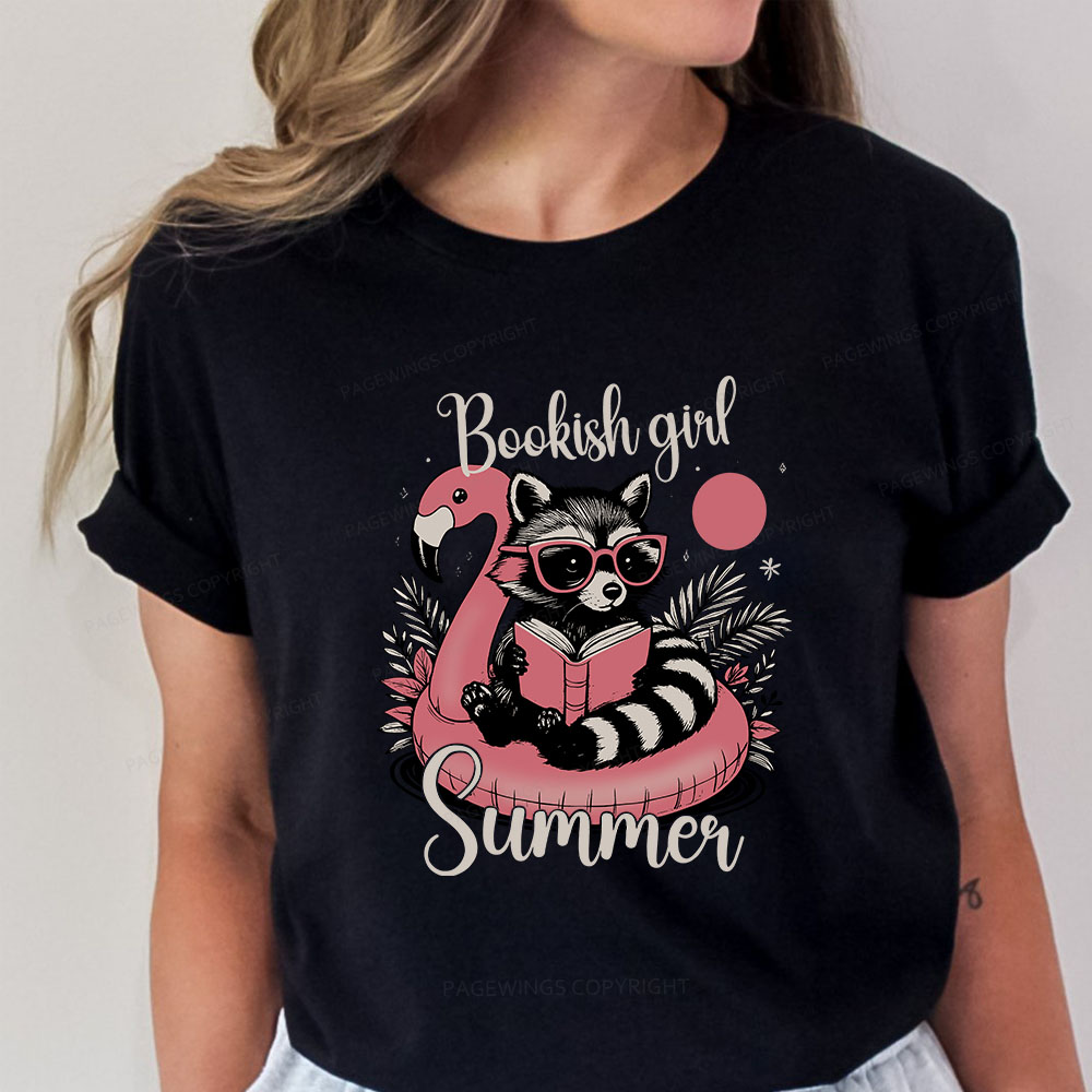 Pagewings Feral Bookish Girl Summer Unisex Classic T-shirt
