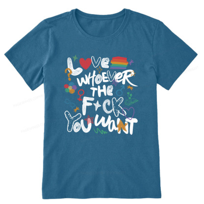 Pagewings Love Whoever The F*ck You Want Unisex Classic T-shirt