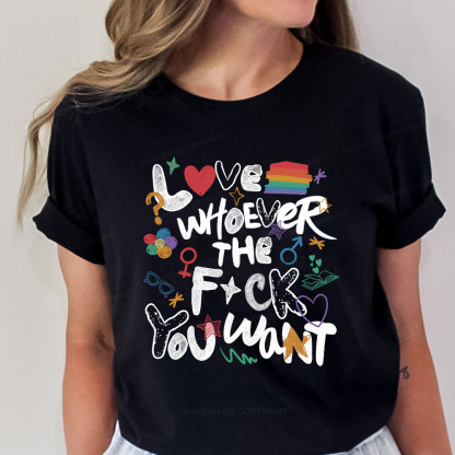 Pagewings Love Whoever The F*ck You Want Unisex Classic T-shirt