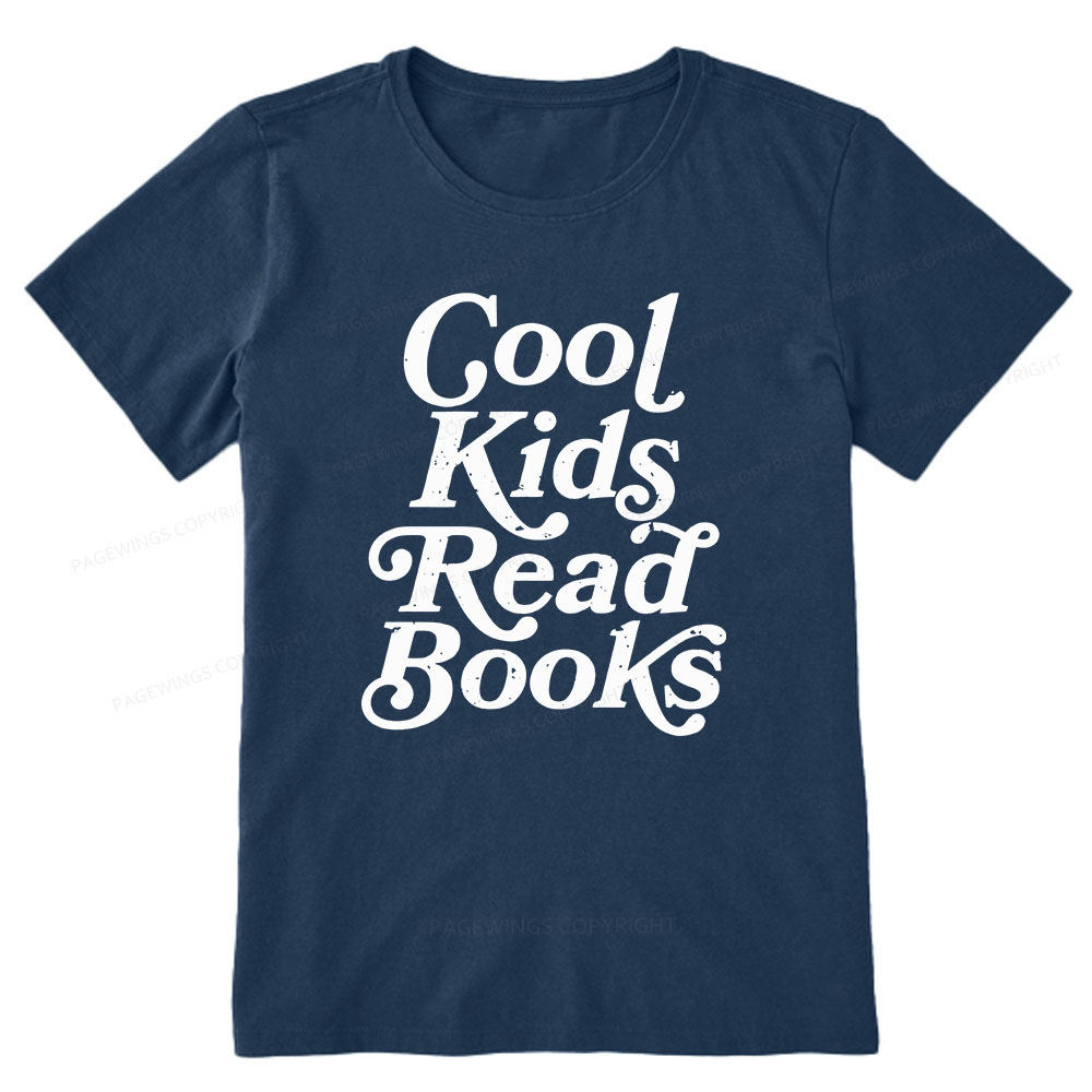 Pagewings Cool Kids Read Books Unisex Classic T-shirt