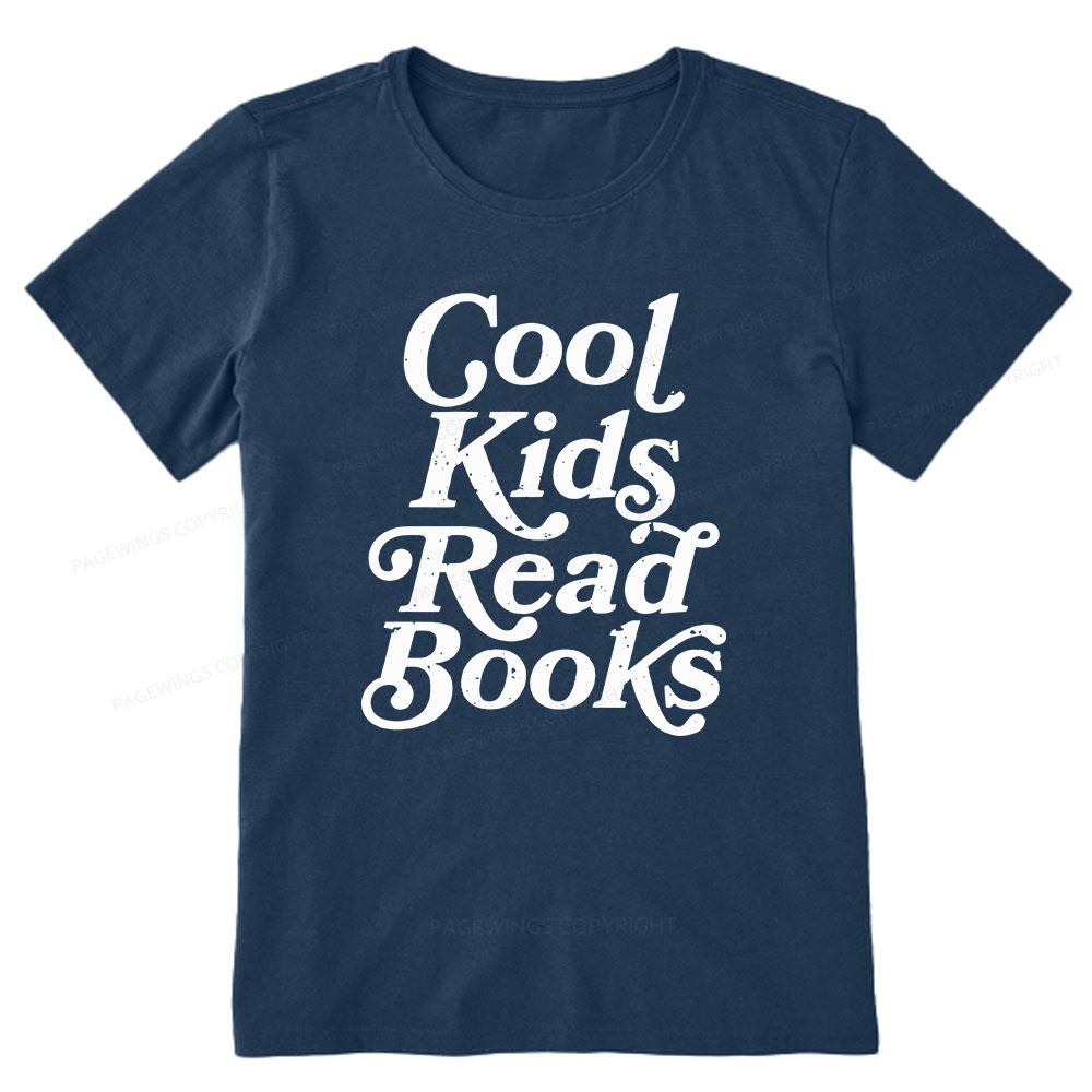 Pagewings Cool Kids Read Books Unisex Classic T-shirt