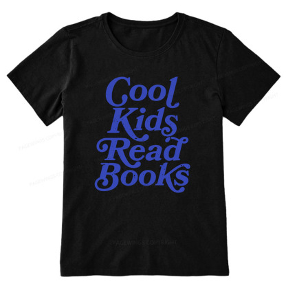 Pagewings Cool Kids Read Books Unisex Classic T-shirt