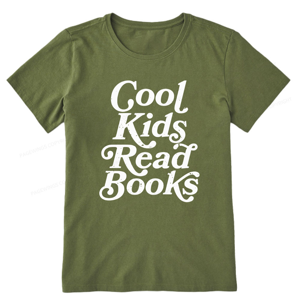 Pagewings Cool Kids Read Books Unisex Classic T-shirt