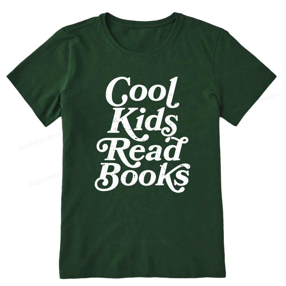 Pagewings Cool Kids Read Books Unisex Classic T-shirt