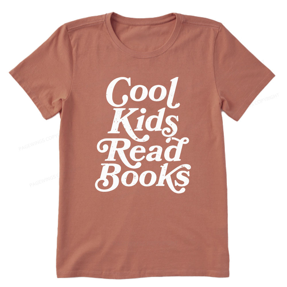 Pagewings Cool Kids Read Books Unisex Classic T-shirt