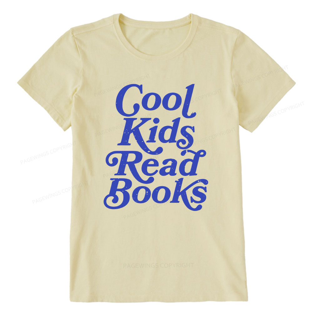 Pagewings Cool Kids Read Books Unisex Classic T-shirt