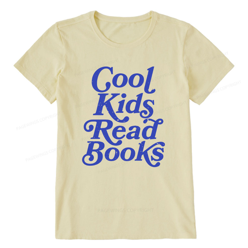 Pagewings Cool Kids Read Books Unisex Classic T-shirt