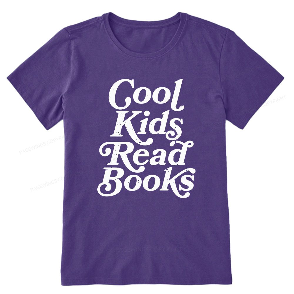 Pagewings Cool Kids Read Books Unisex Classic T-shirt