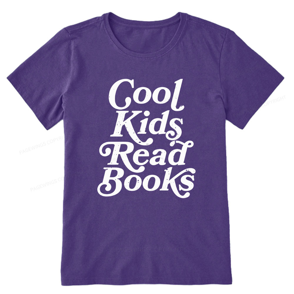 Pagewings Cool Kids Read Books Unisex Classic T-shirt
