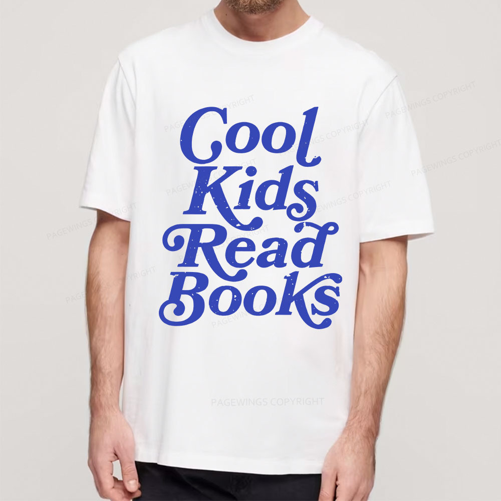 Pagewings Cool Kids Read Books Unisex Classic T-shirt